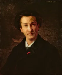Porträt von François Coppée (1842-1908)